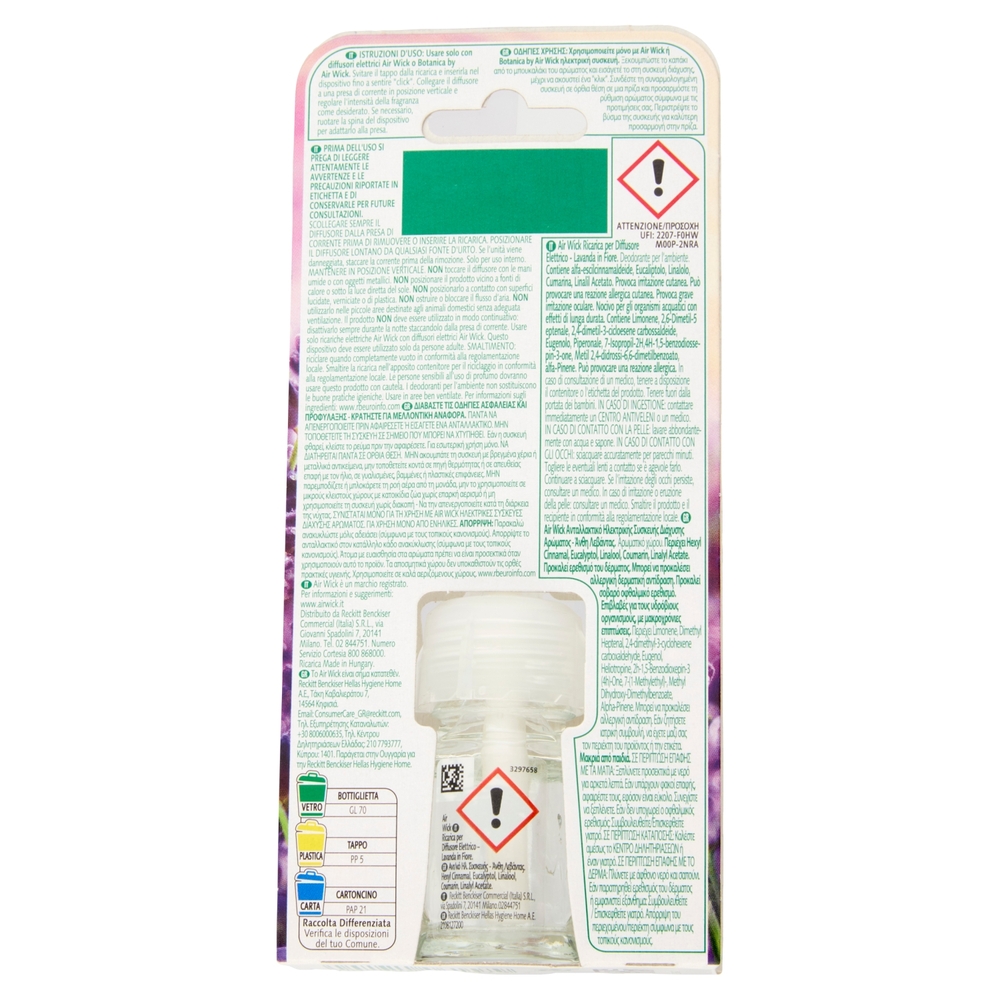 Air Wick Profumatore per Ambienti Lavanda in Fiore Ricarica 19 ml